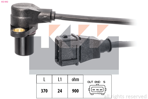 Senzor impulsuri, arbore cotit 453 842 KW